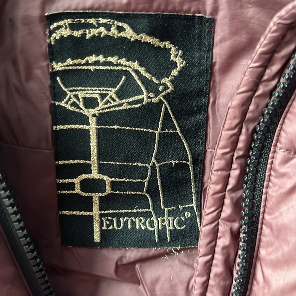 Genuine fur trim down puffer jacket for girls 3-4T original price $125 - Picture 3 of 7